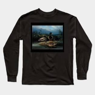 Mallards by Ferdinand von Wright Long Sleeve T-Shirt